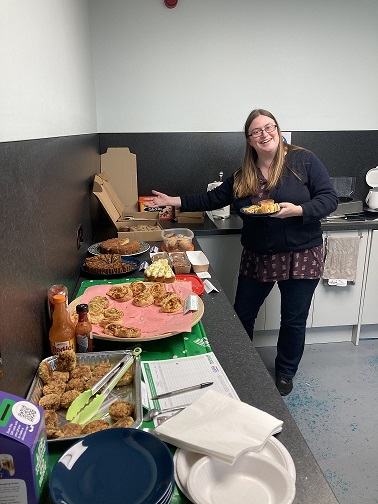 socially distanced coffee morning cakes and treats