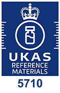 UKAS 05710 Reference Materials Accreditation Logo